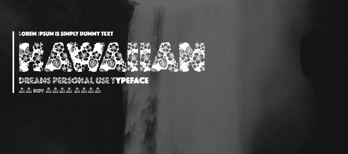 HAWAIIAN DREAMS PERSONAL USE Font