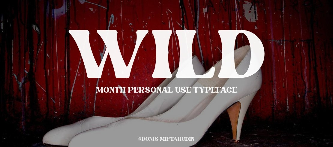 Wild Month Personal Use Font