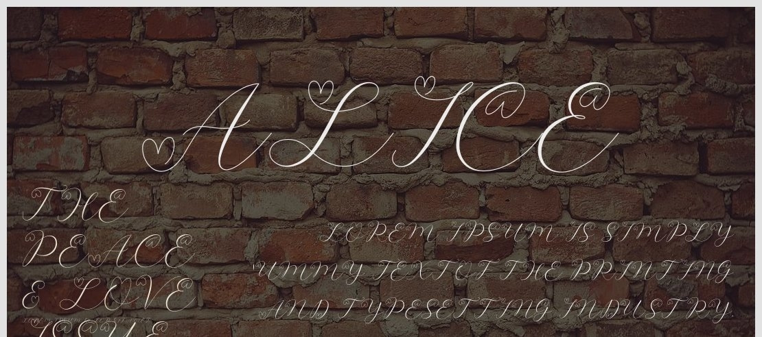 alice Font