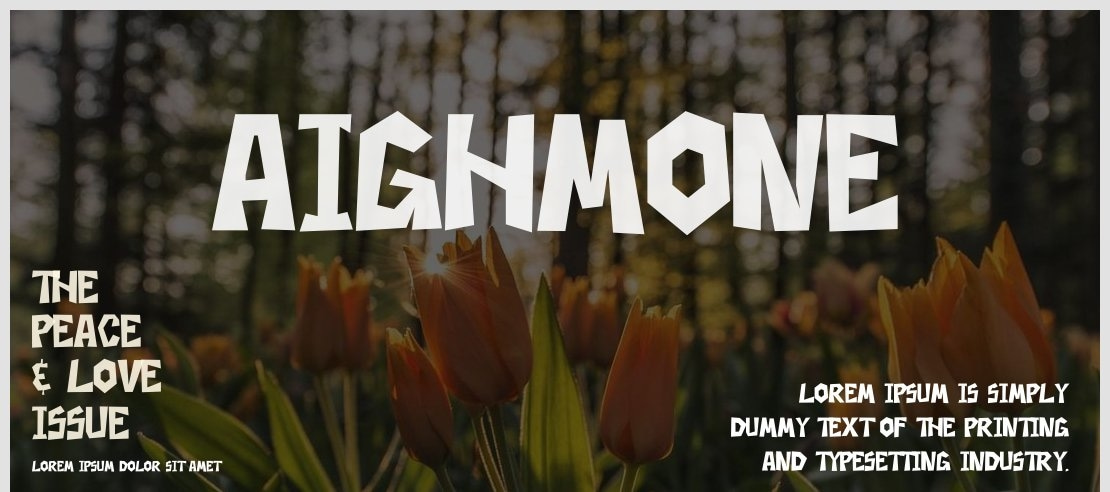 Aighmone Font