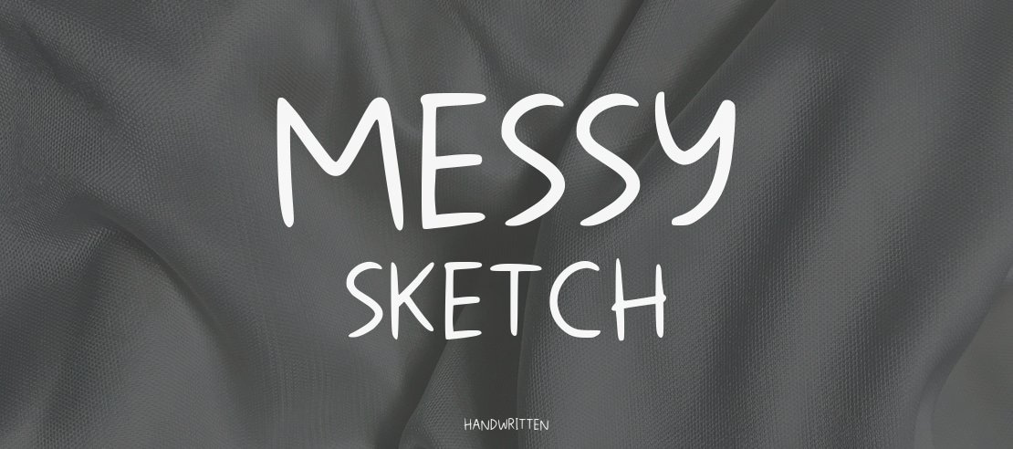 Messy Sketch Font