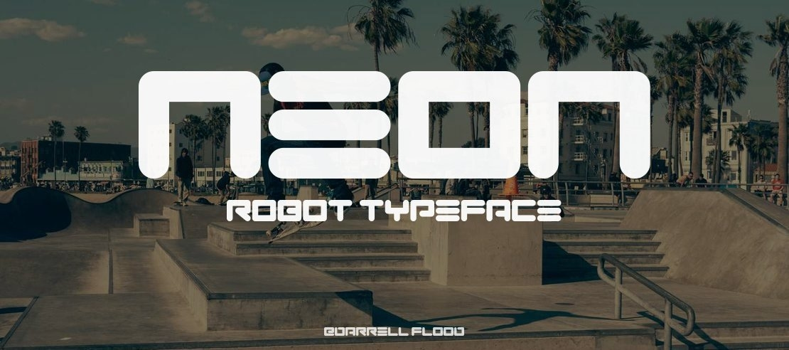 Neon Robot Font Family