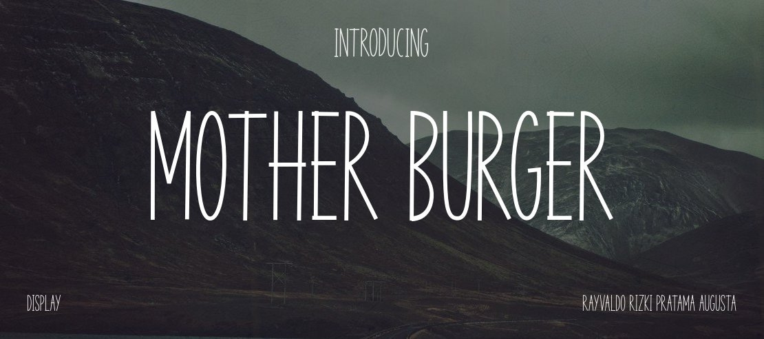 Mother Burger Font