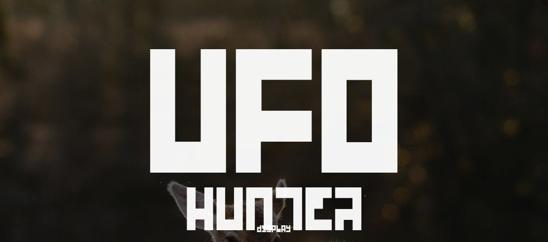 Ufo Hunter Font Family