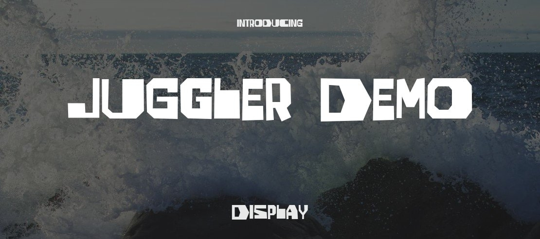 JUGGLER demo Font