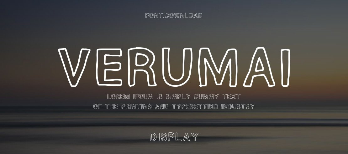 Verumai Font