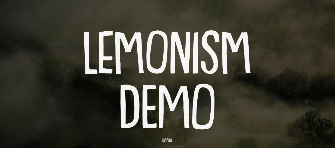 Lemonism DEMO Font