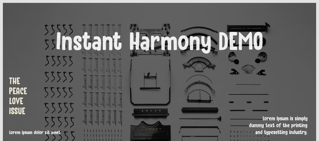 Instant Harmony DEMO Font Family