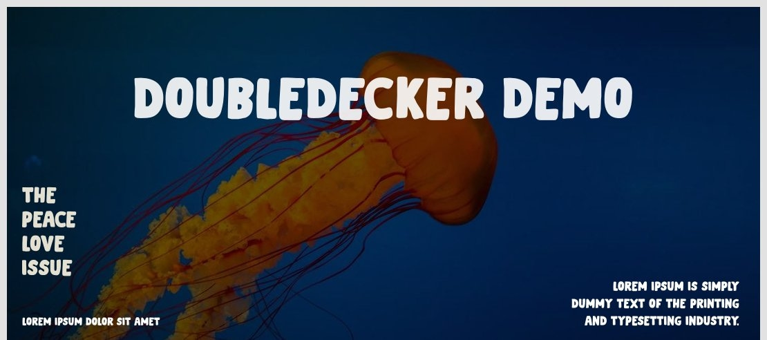 Doubledecker DEMO Font Family