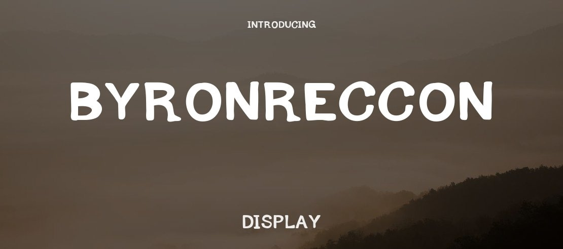 ByronRecCon Font