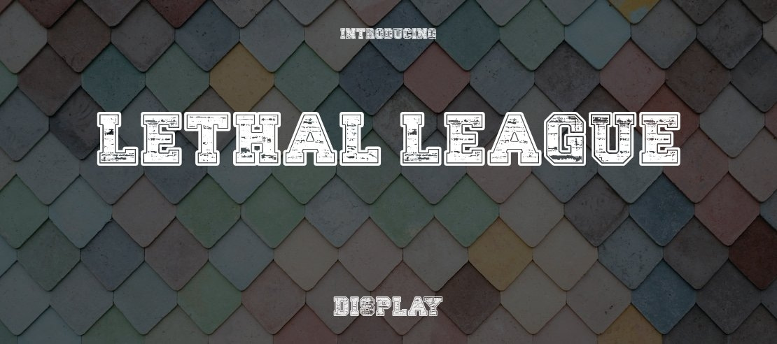 Lethal League Font