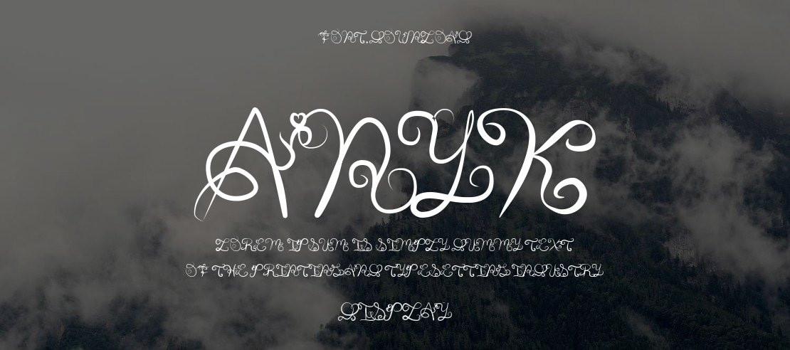 Anyk Font