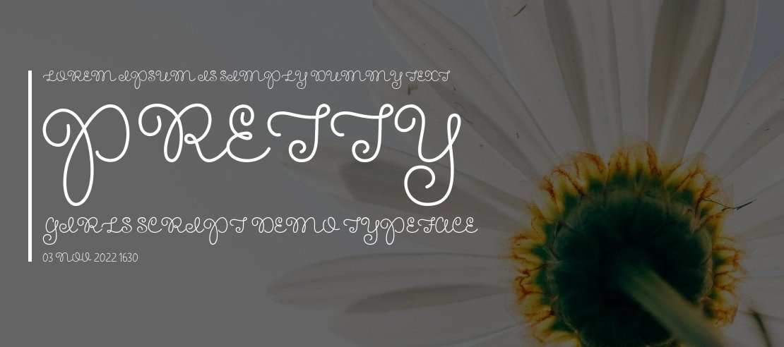 Pretty Girls Script Demo Font