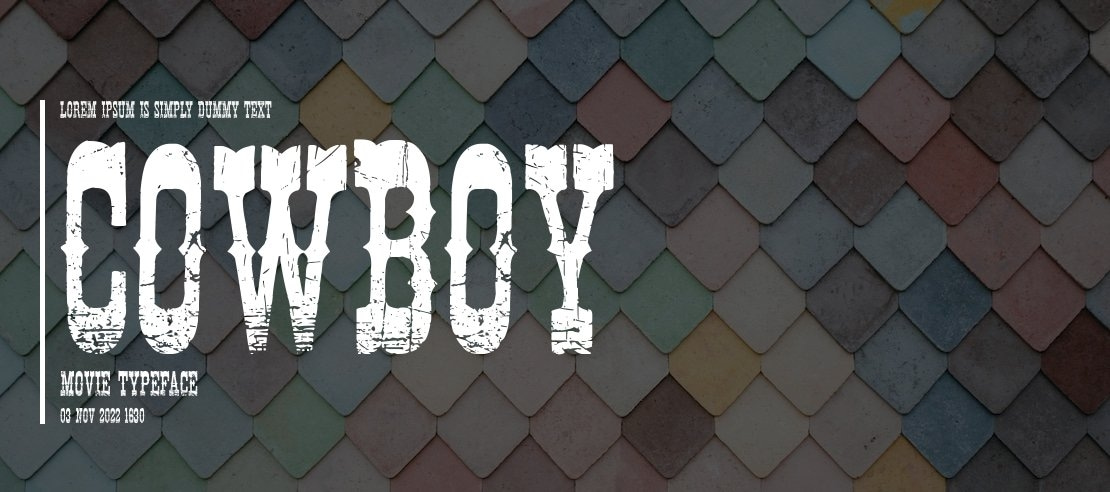 Cowboy Movie Font