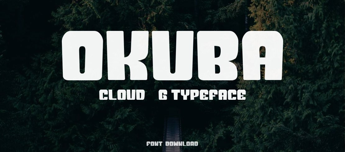 Okuba Cloud__G Font