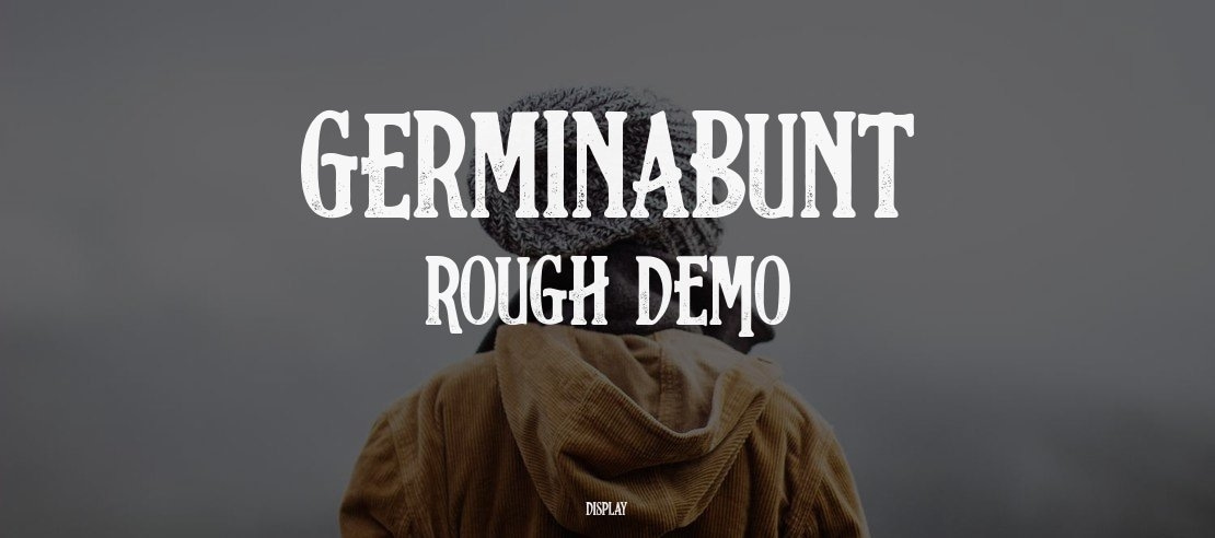 Germinabunt  Rough DEMO Font