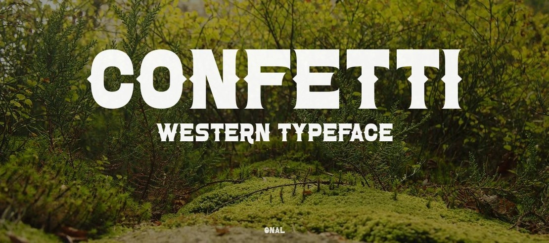 Confetti Western Font