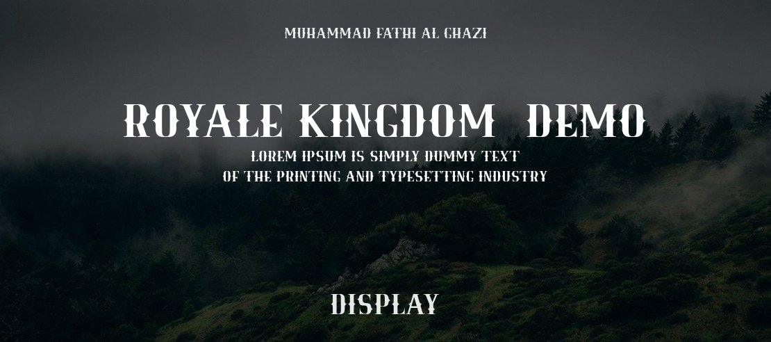 Royale Kingdom  DEMO Font