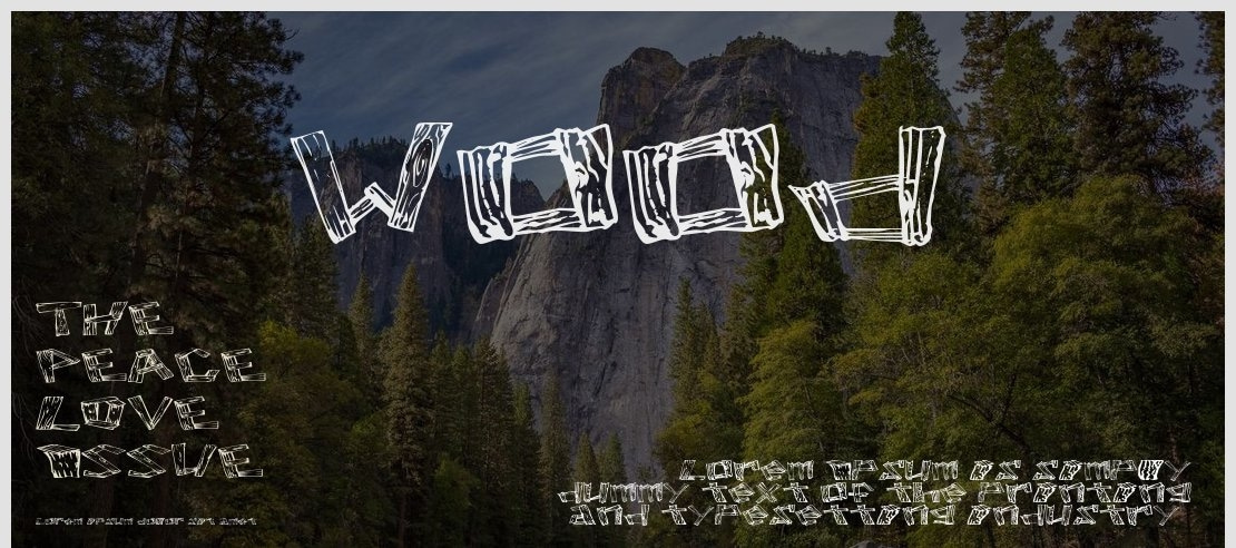 Wood 2 Font