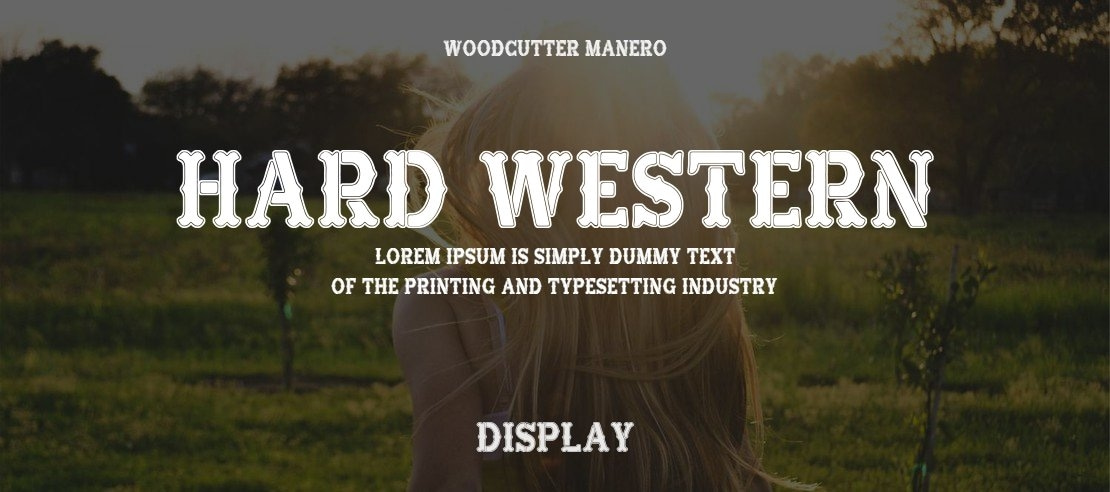 Hard Western Font