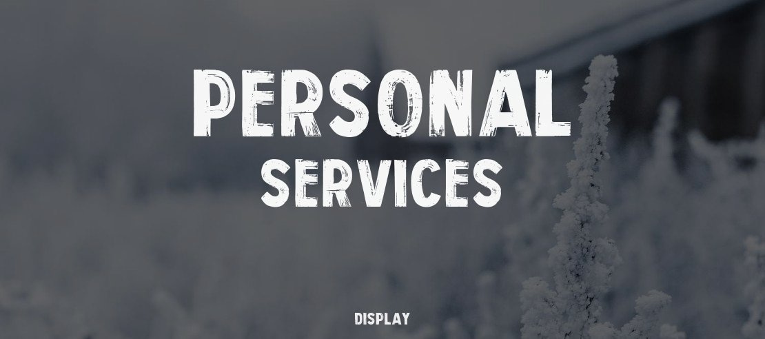 Personal Services Font