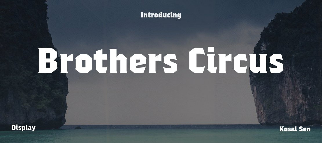 Brothers Circus Font