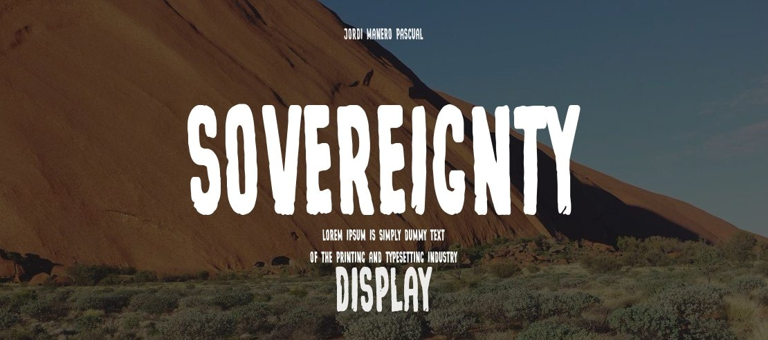 Sovereignty Font