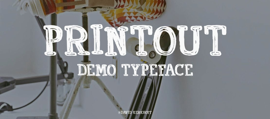 Printout DEMO Font