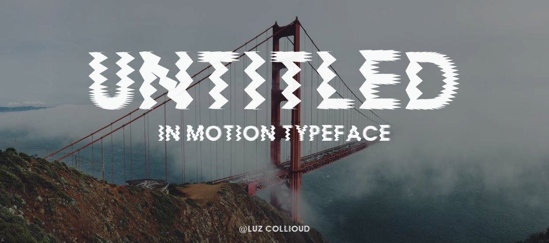 Untitled In Motion Font