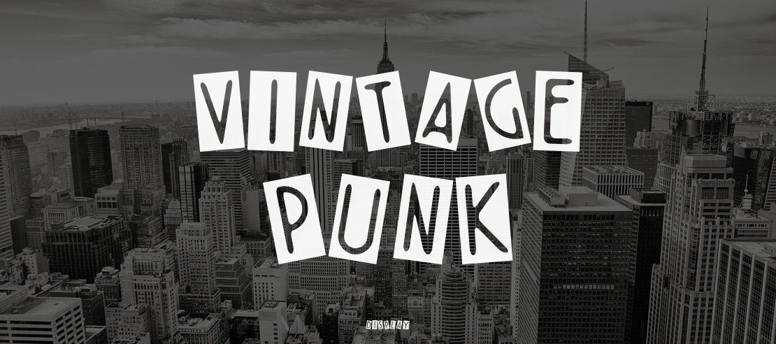 VINTAGE PUNK Font