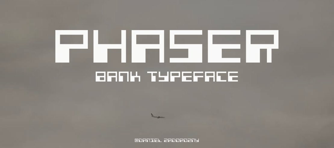 Phaser Bank Font Family