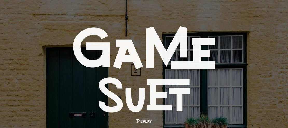 GaMe SuEt Font Family