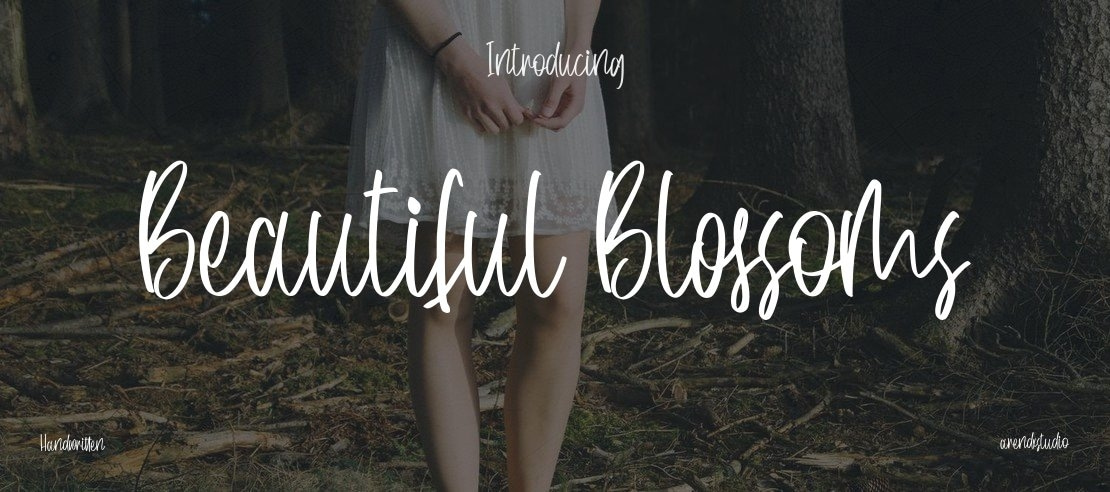 Beautiful Blossoms Font