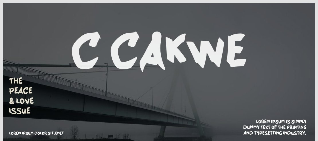 c Cakwe Font