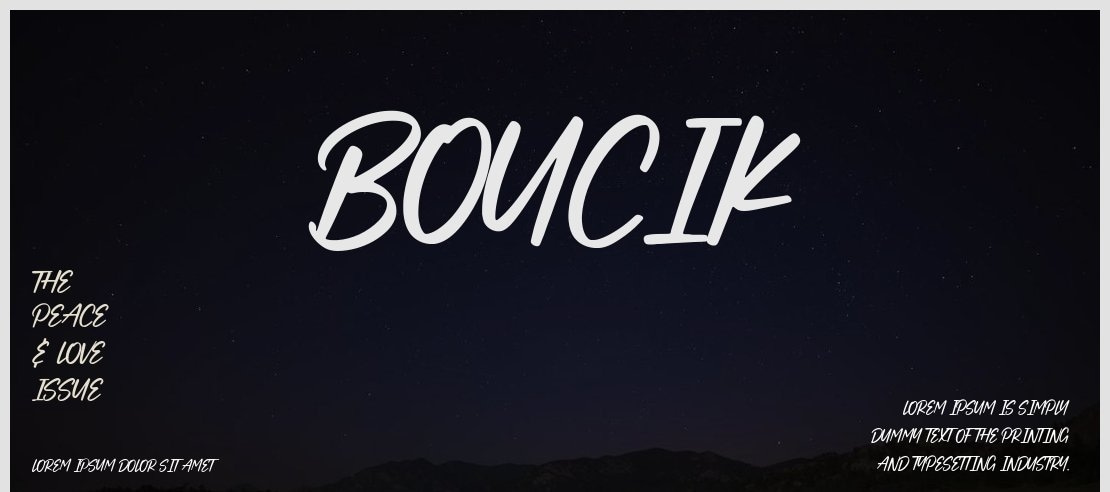 Boucik Font