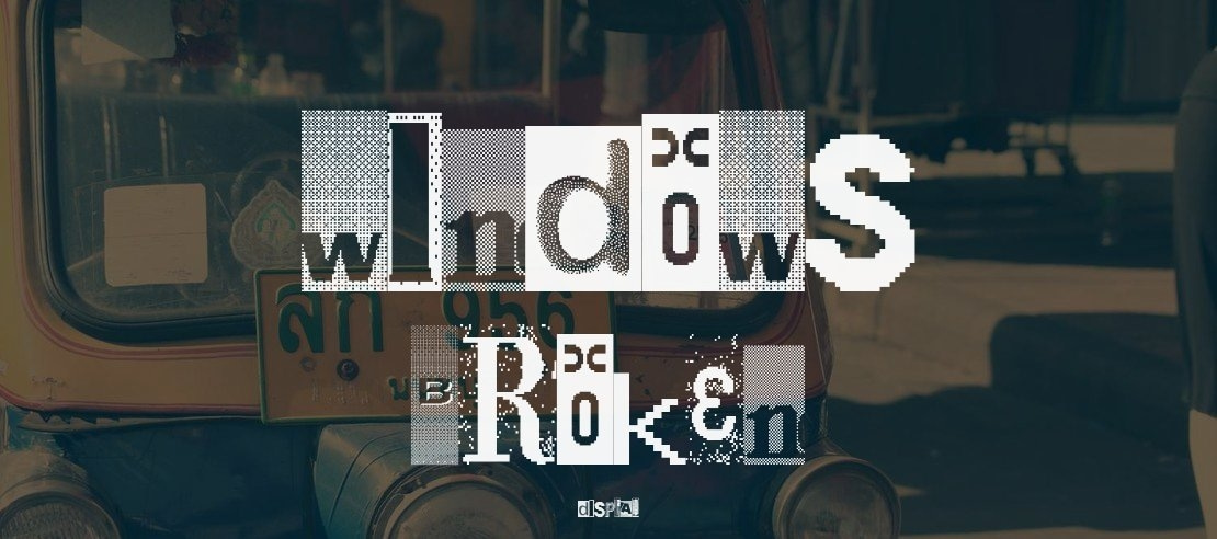 Windows Broken Font