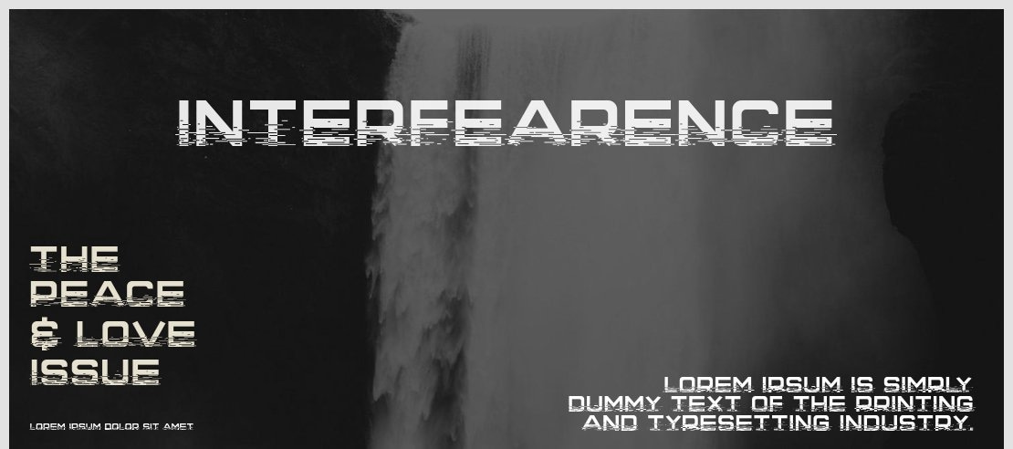 Interfearence Font