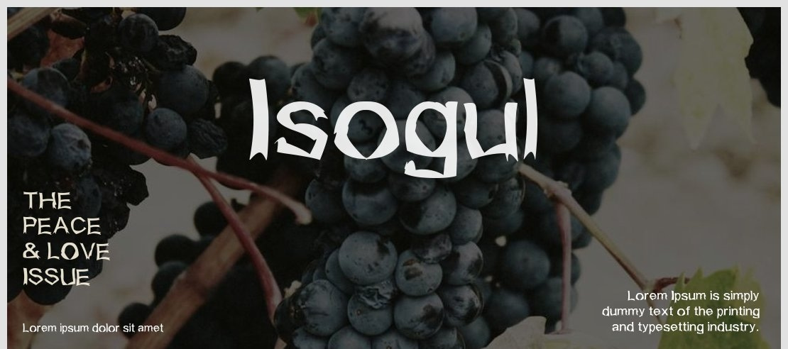 Isogul Font