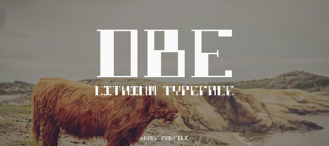 DBE Lithium Font