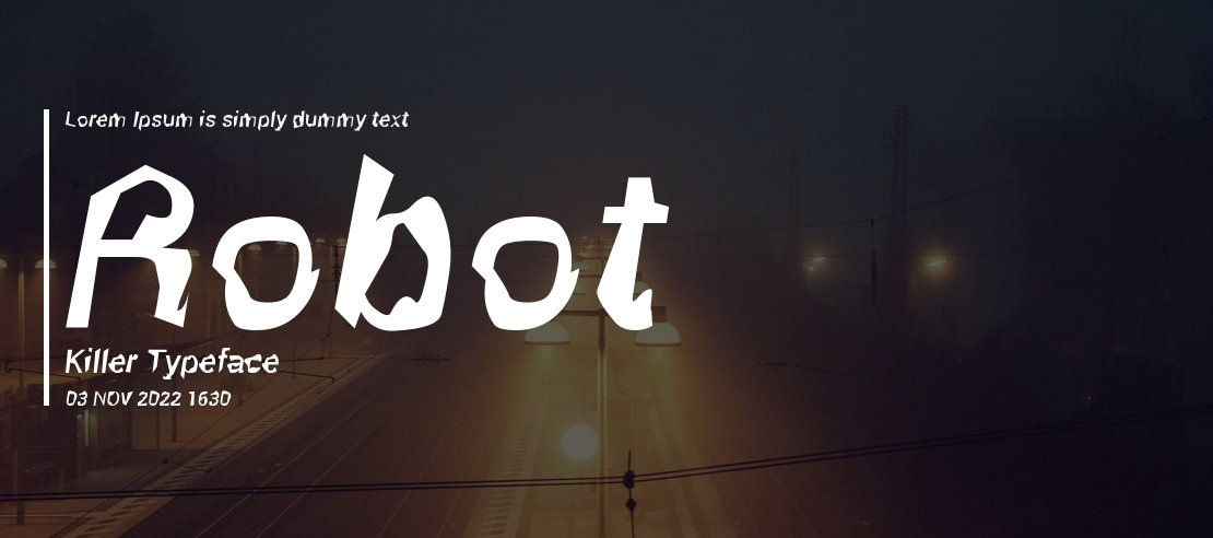 Robot Killer Font