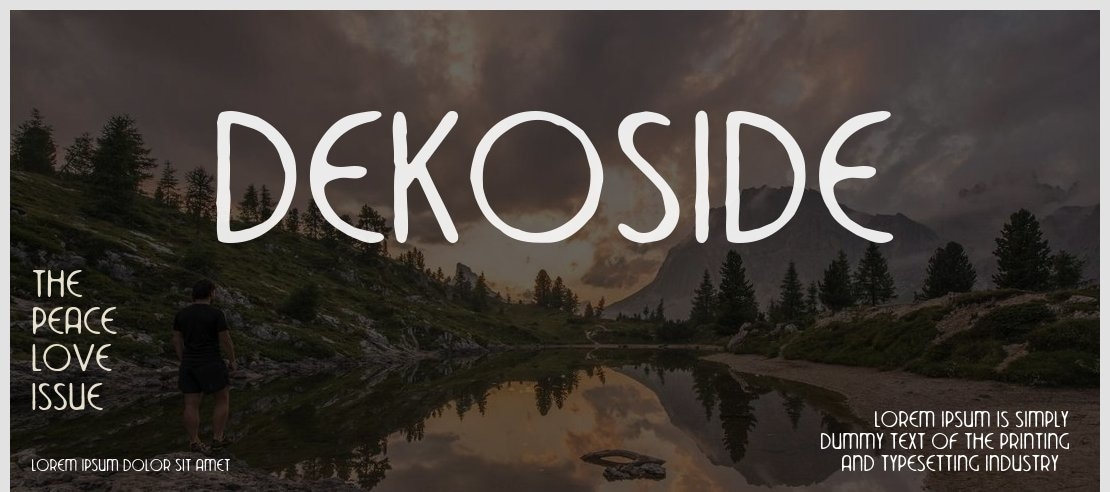 DekoSide Font