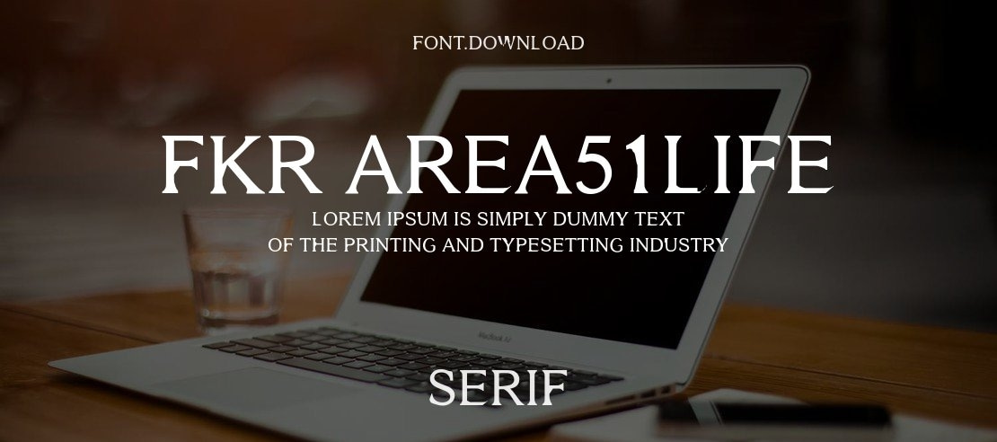 FKR Area51Life Font