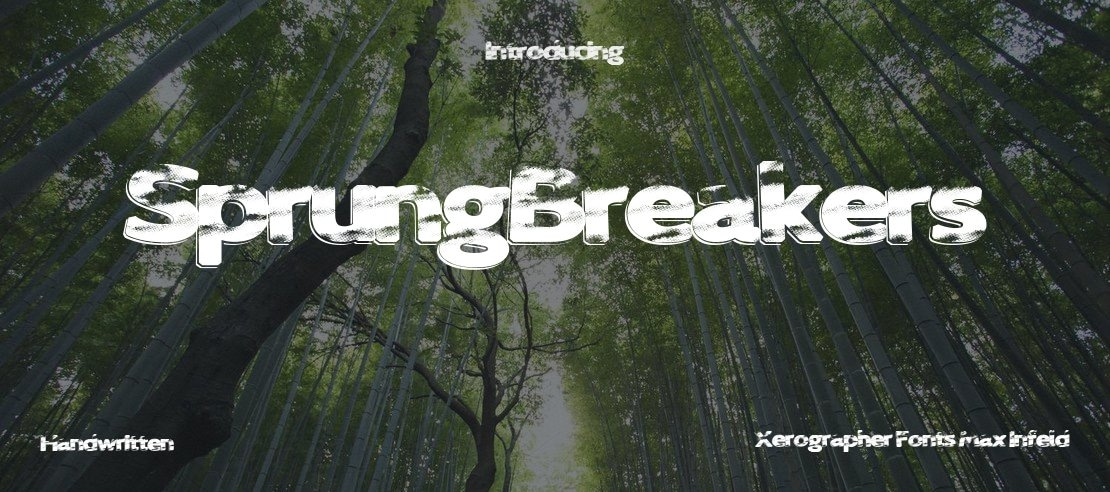 SprungBreakers Font