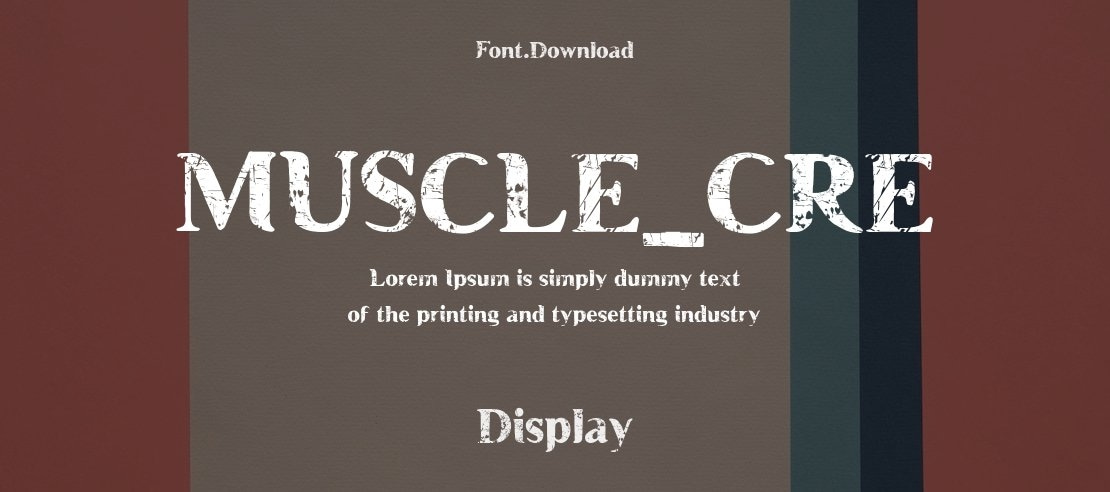 MUSCLE_CRE Font