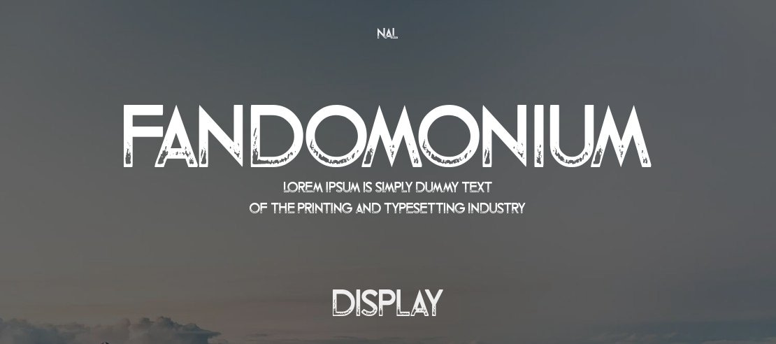 Fandomonium Font