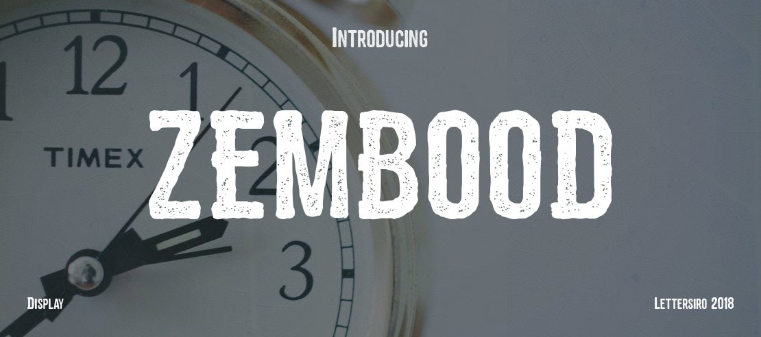 ZEMBOOD Font