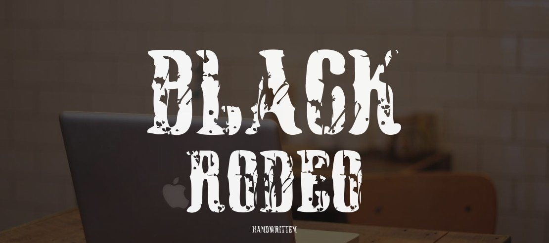 Black Rodeo Font