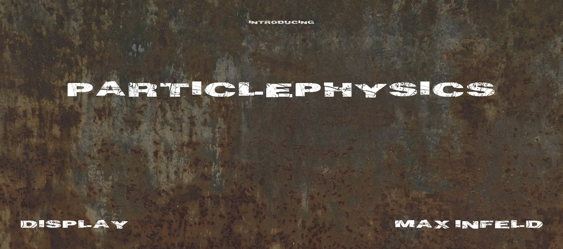 ParticlePhysics Font