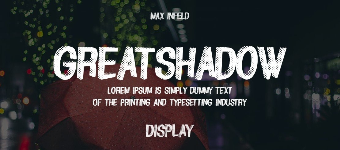 GreatShadow Font