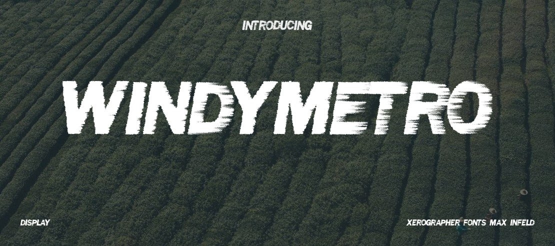 WindyMetro Font